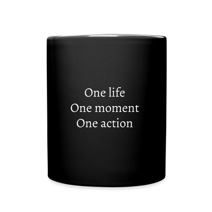 Mug noir - ONE LIFE COLLECTION - noir