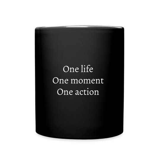 Mug noir - ONE LIFE COLLECTION - noir