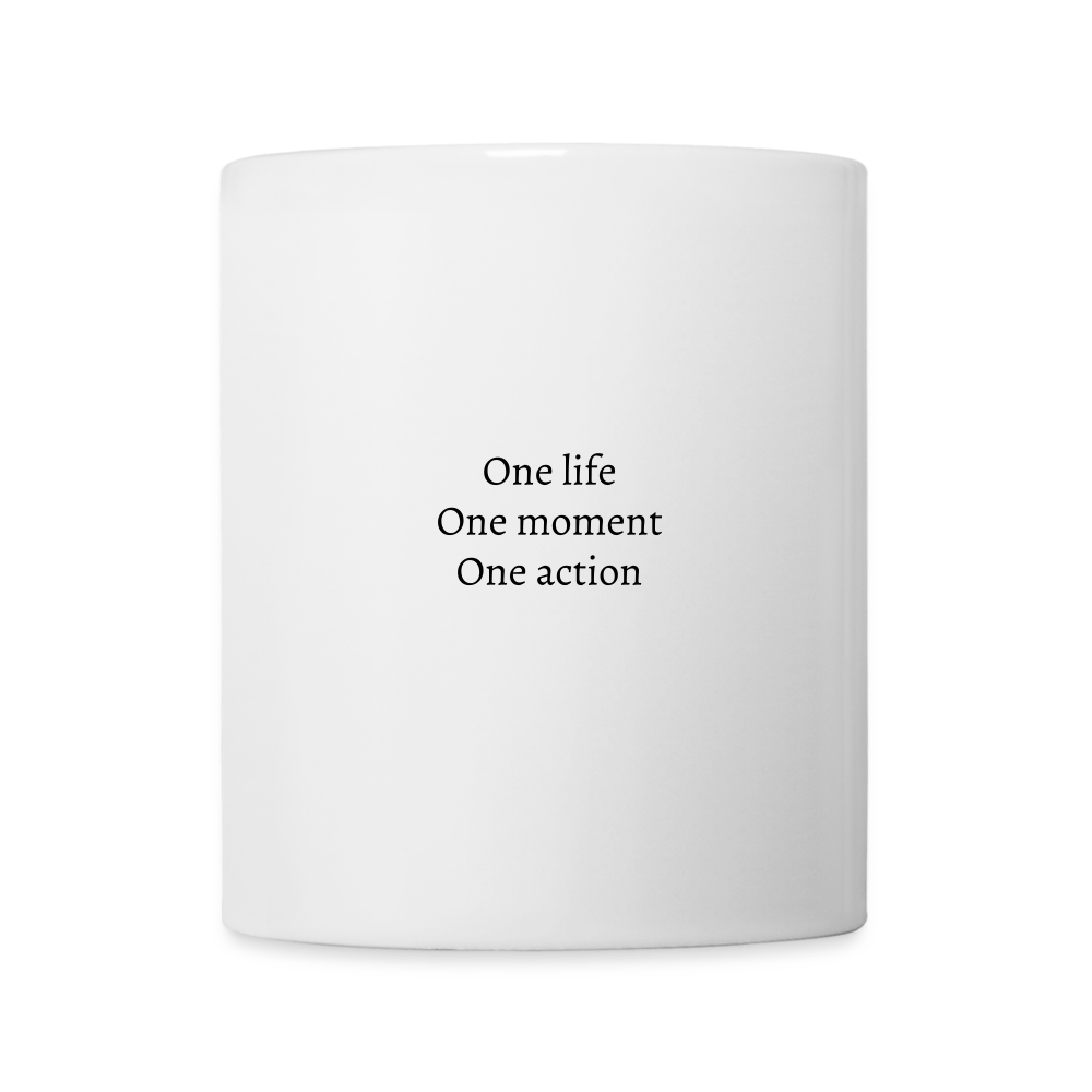 Mug blanc - ONE LIFE COLLECTION - blanc