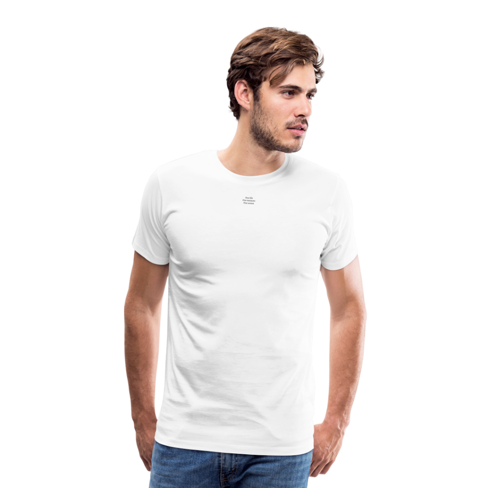 T-shirt Homme blanc - ONE LIFE COLLECTION - blanc