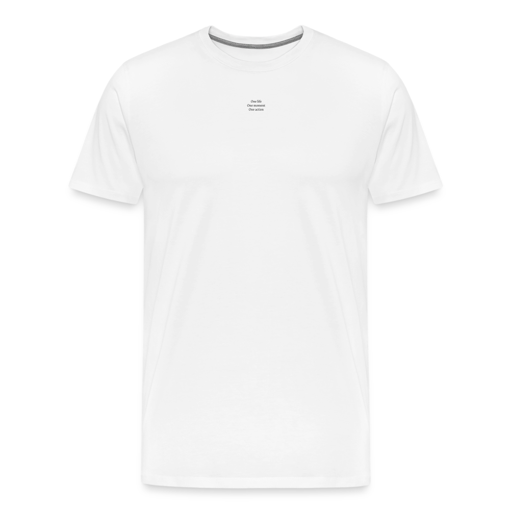 T-shirt Homme blanc - ONE LIFE COLLECTION - blanc