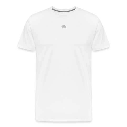 T-shirt Homme blanc - ONE LIFE COLLECTION - blanc