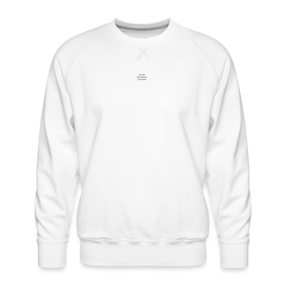 Sweat homme blanc - ONE LIFE COLLECTION - blanc