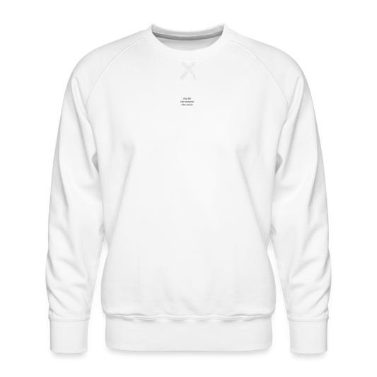 Sweat homme blanc - ONE LIFE COLLECTION - blanc