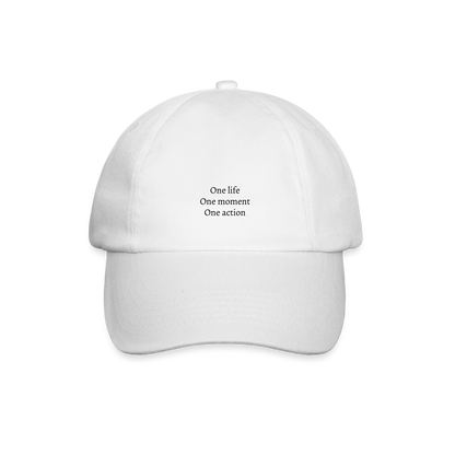 Casquette blanche - ONE LIFE COLLECTION - blanc/blanc