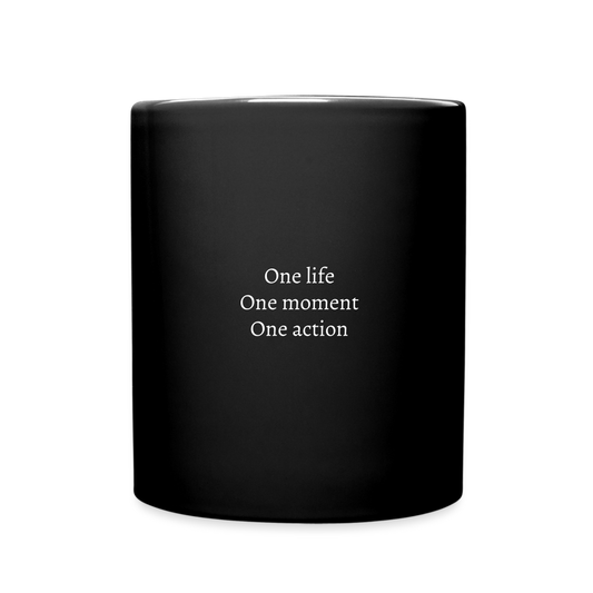 Mug noir - ONE LIFE COLLECTION - noir