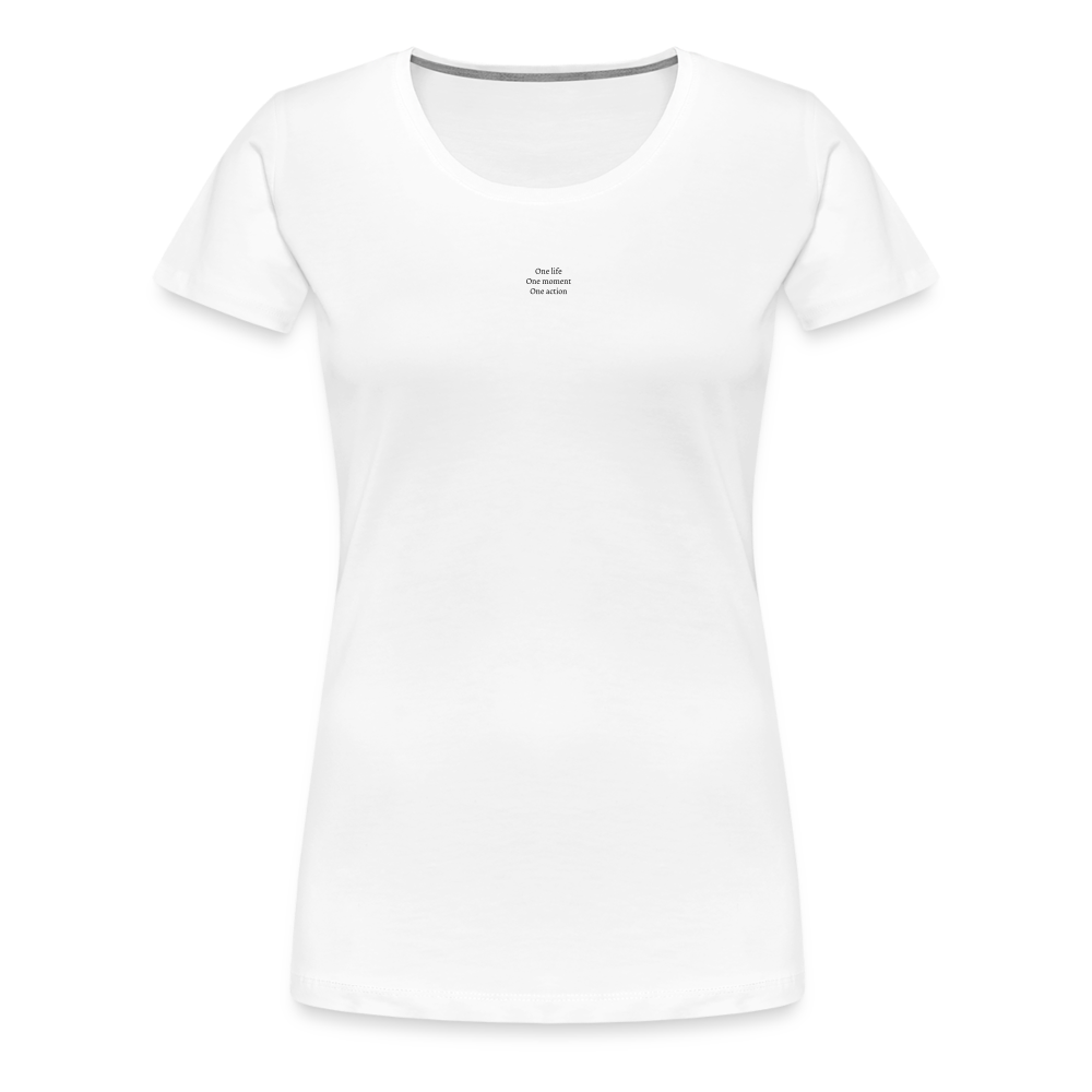 T-shirt femme blanc - ONE LIFE COLLECTION - blanc