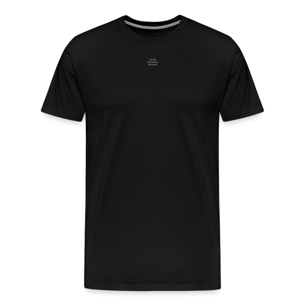 T-shirt homme noir - ONE LIFE COLLECTION - noir