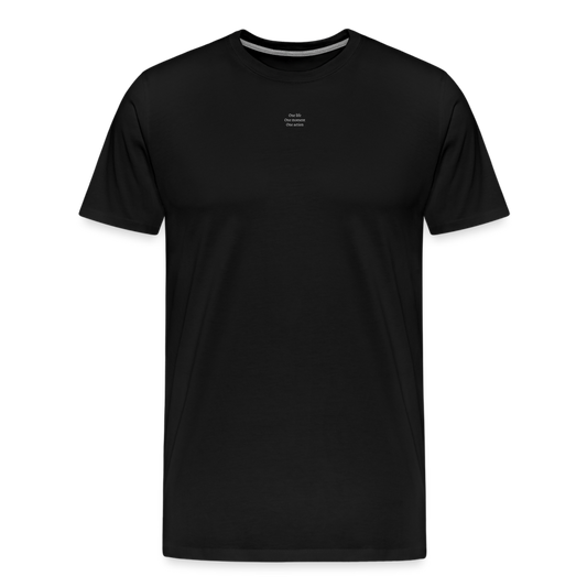 T-shirt homme noir - ONE LIFE COLLECTION - noir