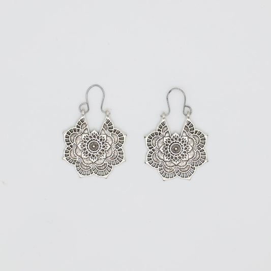 Boucles d'oreilles Fleur de Lotus